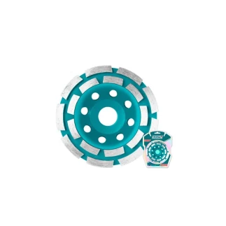 Total Grinding Diamond Cup Wheel, Double Row 230mm TAC2422301