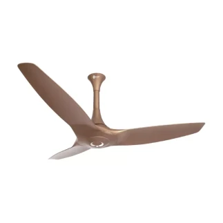 Orient Aeroquiet BLDC Noiseless Ceiling Fan 1200mm with Remote Control, 5 Star Rated, Caramel Brown
