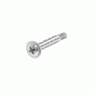 Total Self Drilling Truss Head Screw 8x1-1/4" for Phillips Drive, Zinc Plated Finish 320pcs THWTD81141