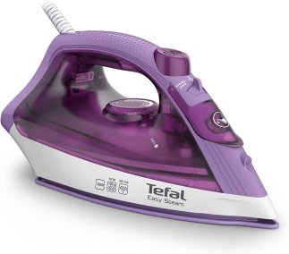 Tefal Steam Iron - Continuous Steam Flow of 20 Grams per minute and 100 g/min with the boost for Medium thickness fabrics - 1200W - 220ml - 50/60Hz - Esay Steam FV1953M0