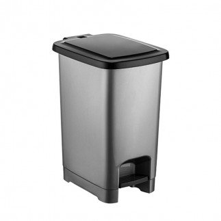 Senyayla Dustbin Slim 60L Plastic With Pedal 4284