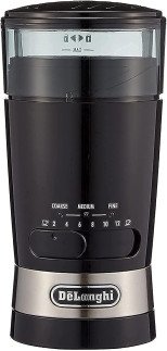 De'Longhi KG210 Electric Coffee Grinder, Stainless Steel, Black