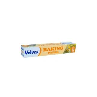 Velvex Non-Stick Baking Paper, 38cm x 100m, Pack of 6 Pcs