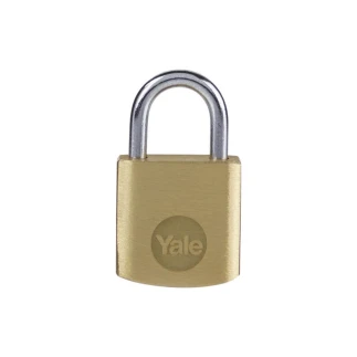 Yale Padlock 40mm Boron With Brass Polished