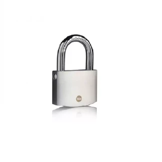 Yale Padlocks 70mm Brass Chrome Finish Silver