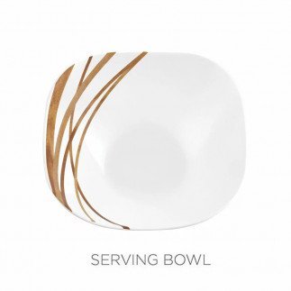 La Opala Serving Bowl 200mm Flowered Golden Shades Multipurpose LG200