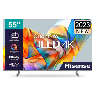 Hisense 55" U6K 4K Smart ULED TV with Netflix, Youtube, Showmax, Quantum Dot & HDR  (55U6K, 2024 Model)