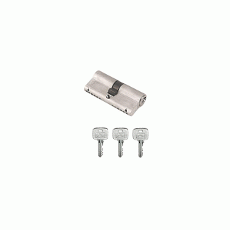 Godrej Pin Cylinder 70mm 2C for Wooden, Metal and UPVC Doors Stain Steel Finish 4602