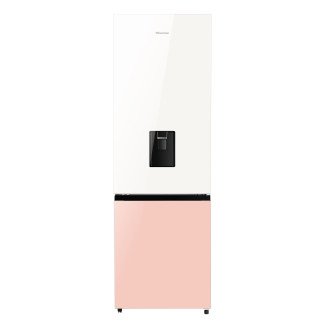 Hisense 350L Double Door H450BDP-WD | Delectable Range | Refrigerator - Pink & White