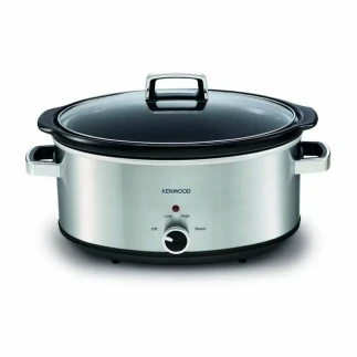 Kenwood Slow Cooker 6.5L Slow Rice Cooker with 3 Heat Settings (Low, High & Warm), Preserves Flavour, Herbs & Spices are Absorbed Well, Meat Becomes Extremely Tender SCM70.000SS