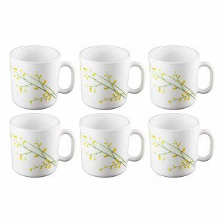 La Opala Mug 6pcs Citron Weave 320ml LW032