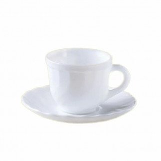 La Opala Cup Saucer 6pcs Set White 0943