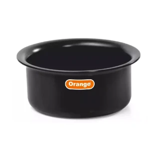 Orange Hard Anodized Top Aluminium Pot No9 0.75L OHAC116