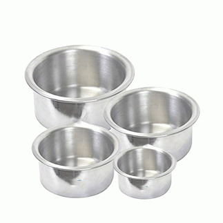 Nadstar8 Aluminium Sufuria 4pcs No Lid 24-25-26-27