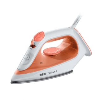 Braun Steam Iron 1900W Texstyle 1 Non-Stick Soleplate 220ML Light Quick Self-Clean 12710000-SL1009OR