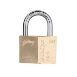 Godrej Sherlock Pro Premium Solid Brass Padlock 50mm with 5 Keys
