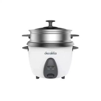 Decakila Rice Cooker 1L 400W 5 Cups Non Stick Easy to Clean KEER032W