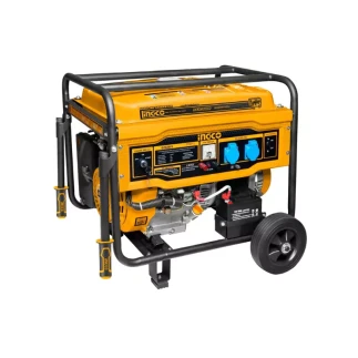 Ingco Gasoline Generator 5.5KW Air-cooled System & Copper Coil Alternator GE55003