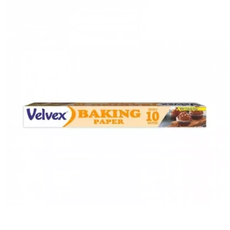 Velvex Baking Paper 38cm x 10 meter (Pack of 24Pcs)