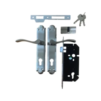 Godrej Europrofile Mortise Locks - ARC01 Mortise Combiset, 240mm, Stainless Steel Finish, 2C Design for Enhanced Security.