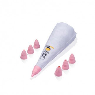 Sunplast Cake Decorator 4pcs Head Piping Bag Star SC260