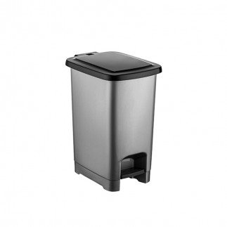 Senyayla Dustbin Slim 25L Plastic With Pedal 54x38x66CM 4282