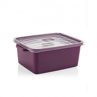 Senyayla Storage Container Square 3pcs Set Microwave Safe 2908