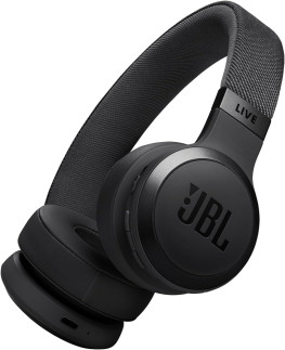 JBL Live 670NC - Wireless On-Ear Headphones with Adaptive Noise Cancelling with Smart Ambient, Up to 65H Battery Life, Lightweight, Comfortable and Foldable Design (Black)