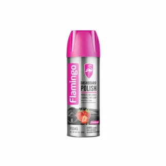 Flamingo Dashboard Polish Protects & Leaves a Durable Wet Look to Restore Plastic, Rubber, Leather & Vinyl Surface Gloss 450ml