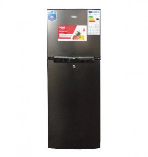VON Refrigerator 118L Double Door Inox VART 14 DMS