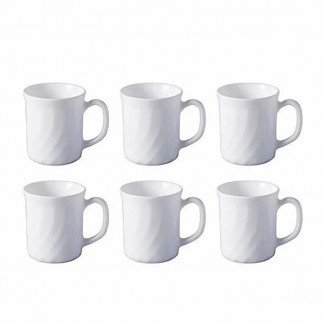 La Opala Mug 6pcs White 290ml 0300