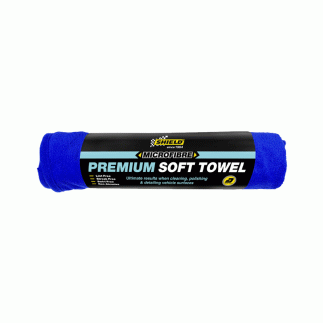 Shield-Auto Microfibre Premium Soft Towel, Ideal for Cleaning and Drying Various Surfaces, Including Paintwork, Glass, Chrome, and Interior Surfaces 1pcs SH1649