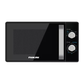 Nikai Microwave 23L Manual 5 Power Levels 800W NMO2309MWZ 35 Mins Timer Defrost Settings Cooking end Signal Pull Handle Door