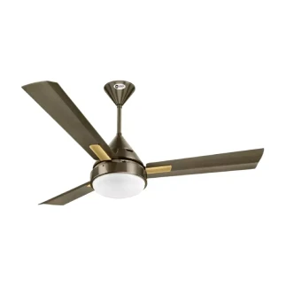 Orient Spectra Underlight Ceiling Fan 1200mm with Remote Control, Electroplated Blades, Brushed Brass