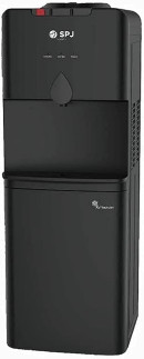 SPJ Water Dispenser, 16 Liter Cabinet , Hot, Normal & Cold Water Dispenser, Convenient 3 Push Taps, Child Safety Lock, Antibacterial Material, BLACK, WDBLT-RF006, 1 Yr Warranty