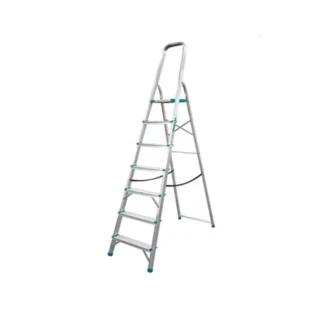 Total Household Ladder with 7 Steps, Aluminium Body THLAD06071