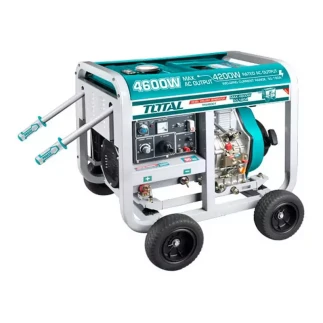 Total Diesel Generator & Welder 4.6kW Single Phase Pull & Electric Start TP446001
