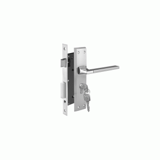 Godrej ARC07 Europrofile Mortise Combiset Locks 240mm Double Throw Deadbolt Made of Mazak Satin Steel Finish 2C 2538