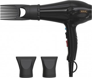 Wahl Hairdryer, PowerPik 5000, Dryer for Women, Hair Dryer with Pik Attachment, Afro Hairdryer, Afro-Caribbean Hair, Three Heat Settings, Anti-frizz Drying 5432-027
