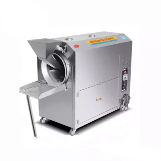 Generic Commercial Electric Nut Roasting Machine Silver