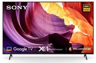 Sony 55 Inch 4K Ultra HD TV X80K Series: LED Smart Google TV with Dolby Vision HDR KD55X80K- Latest Model, Black