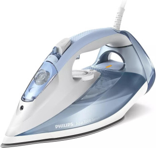 Philips 700a0 Series Steam Iron - 2600W, 220 g steam boost, SteamGlide Plus soleplate - DST7011/26 - Light Blue/Gray