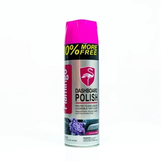Flamingo Dashboard Polish Protects & Leaves a Durable Wet Look to Restore Plastic, Rubber, Leather & Vinyl Surface Gloss 650ml