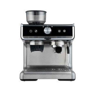 Decakila Espresso Machine with Grinder and Filters, High Performance Espresso Coffee Machine Latte, Macchiato and Cappuccino Coffee Maker All in One Espresso Machine, Brushed Stainless Steel - Model KECF010M