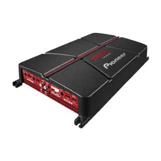 Pioneer Car Amplifier, 4 Channel Bridgeable Amplifier with Bass Boost, Class B, 1000w Max Power, Steel Look, High Quality Components, Flexible Sound Tuning GM-A6704