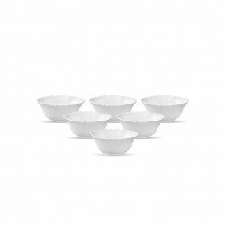 La Opala Soup Bowl 6pcs Classique White 125mm/6cm LC125