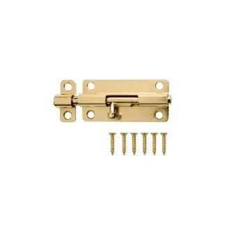 Total Steel Tower Bolt 2" with 6pcs Fasteners THTB102