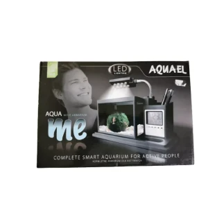 Aquael Aqua Me LED Lighting Mini Betta Tank With Time for Office Table