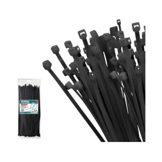 Total Cable Ties 760 x 9mm Black THTCTB76090 (100pcs Set)