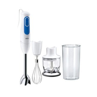 Braun 4 in 1 Hand Blender 600ML With Attachments 700W Chopper 350ML 2 Speed Control Splash Control 4192-MQ3025WH